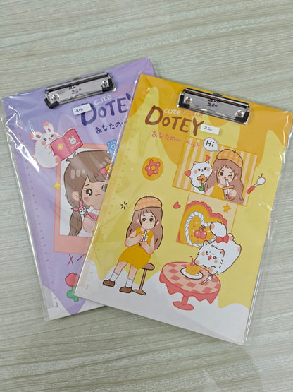 Clip board - exam paper board, paper holder with 30cm scale on edge